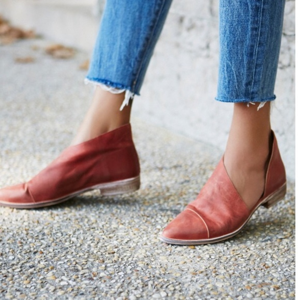 Free People Royale Flats RED **SOLD OUT***